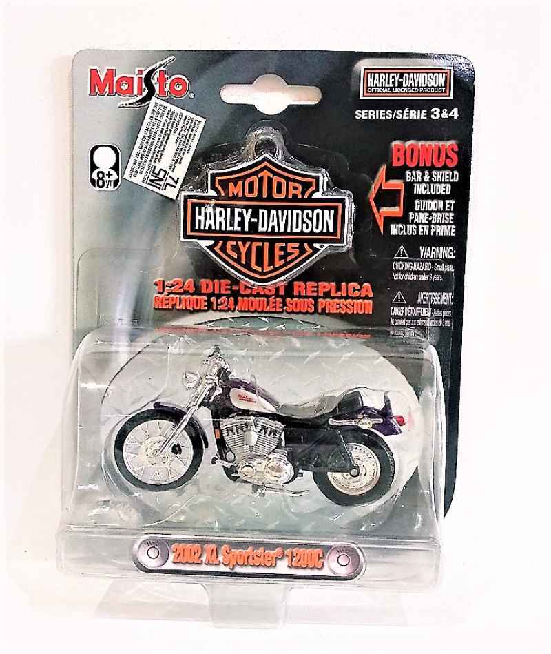 Promo Diecast Miniatur Motor Cycles Harley Davidson 2002 XL