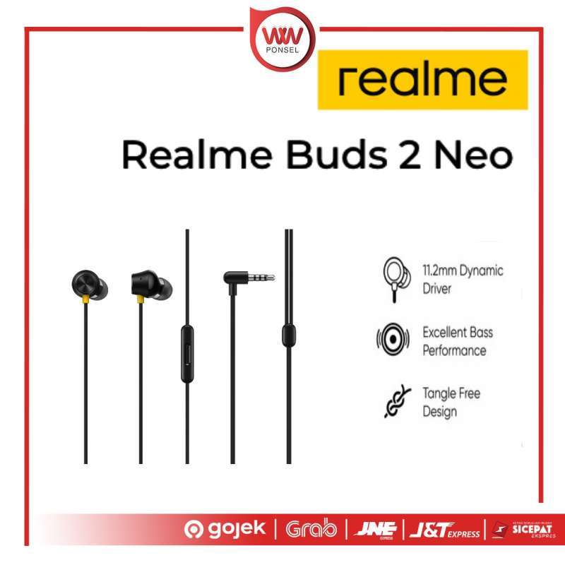 Realme Buds Neo Garansi Resmi Black