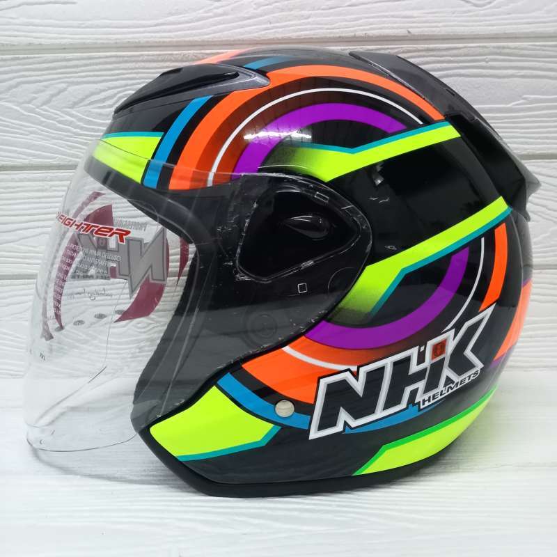 Helm nhk half face terbaru sale 2019