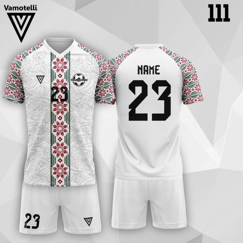 Baju Bola Stelan Futsal Bola Jersey Vamotelli (Design SUBLIM #111)