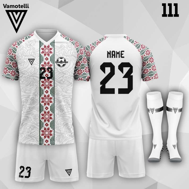 Baju Bola Stelan Futsal Bola Jersey Vamotelli (Design SUBLIM #111)