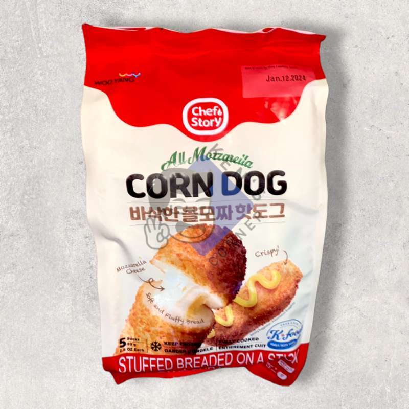 Wooyang Mozzarella Corn Dog Corn Dog Cheese Mozzarella Import