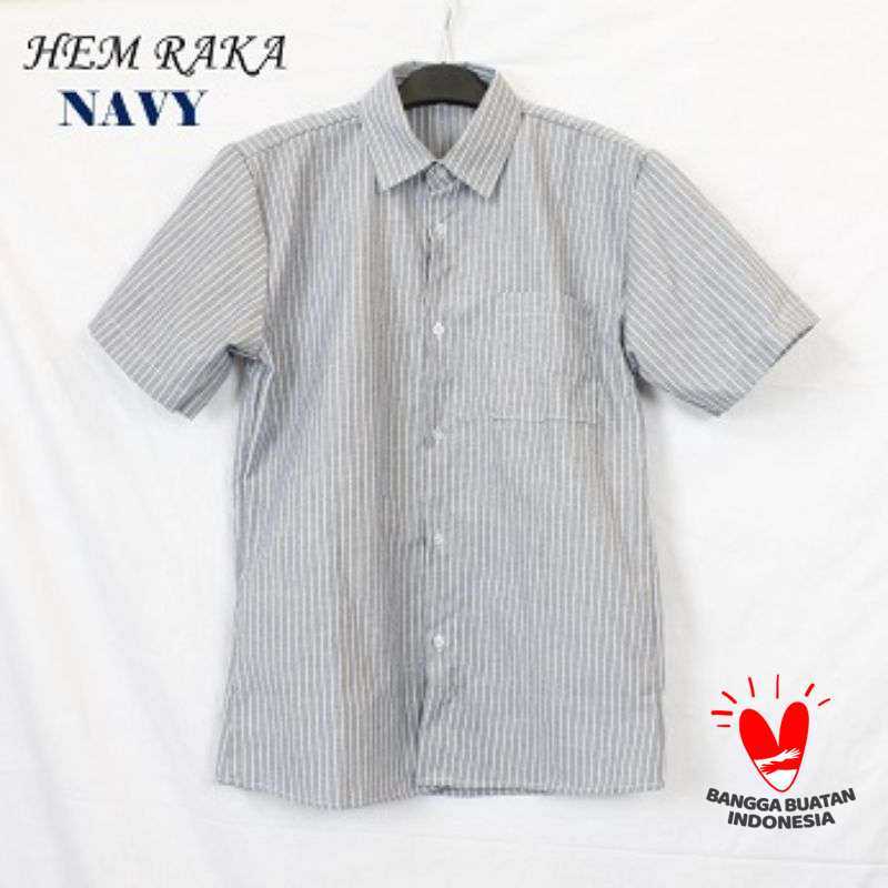 Jual Fortklass Raka Kemeja Salur Pria Lengan Pendek Online Februari 2021 Blibli