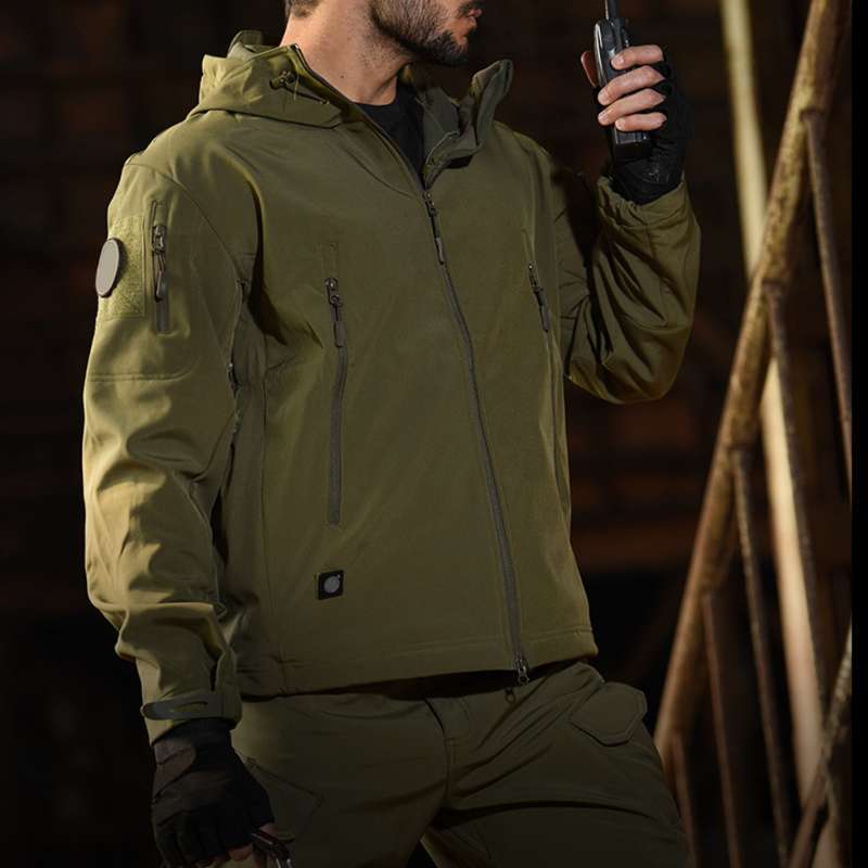 hooded coat jacket