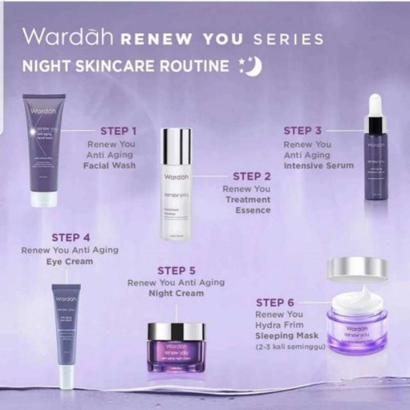 Jual Wardah Renew You Series Paket Perawatan Wajah Anti Aging Anti Penuaan Dini Samarkan Kerutan Online Februari 2021 Blibli Dari segi ketahanan, lipstik wardah untuk bibir hitam ini dapat bertahan hingga 12 jam. wardah renew you series paket perawatan wajah anti aging anti penuaan dini samarkan kerutan