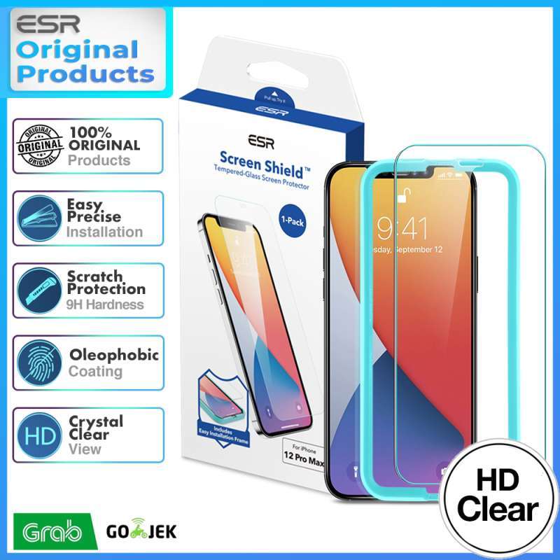 Jual Esr Tempered Glass For Iphone 12 Pro Max 12 Mini 12 Pro 12 Clear Original Online Maret 2021 Blibli The caseology tempered glass screen protector for the iphone 12 pro max has a relatively thin the esr screen protector for the iphone 12 pro max is claimed to be 5x stronger and can withstand a pressure of up to 5 kilograms. esr tempered glass for iphone 12 pro max 12 mini 12 pro 12 clear original