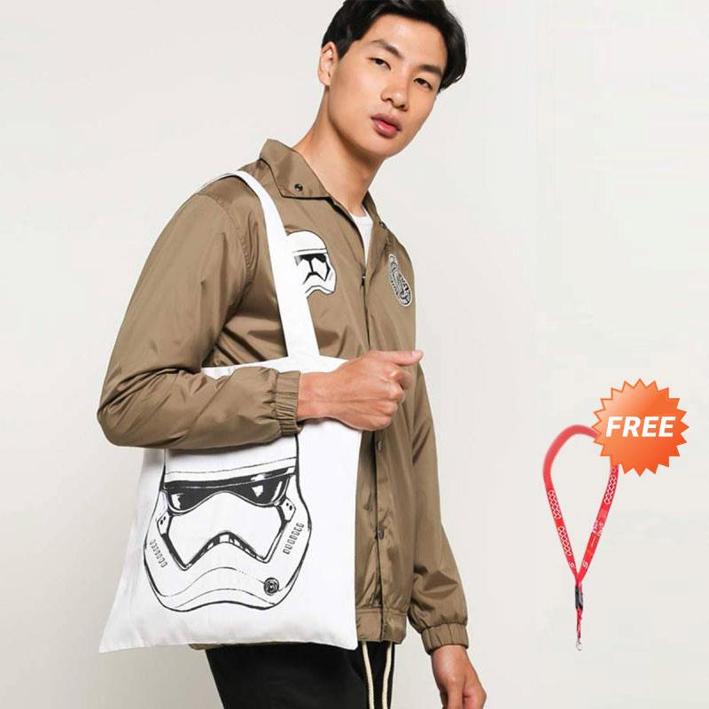 Monstore Star Wars Stormtrooper Tote Bag Pria + Society Lanyard Red
