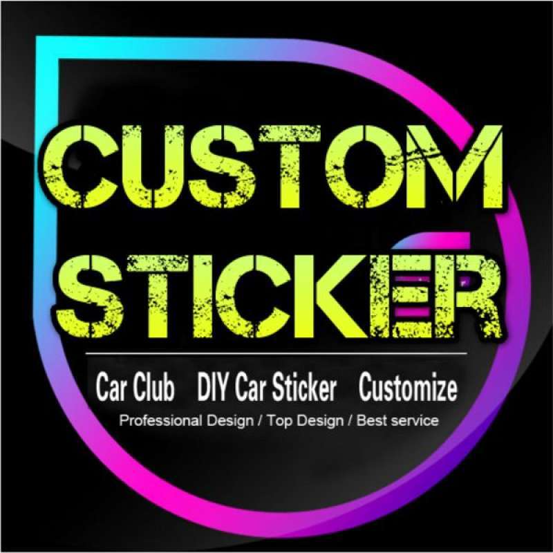 custom sticker cutting
