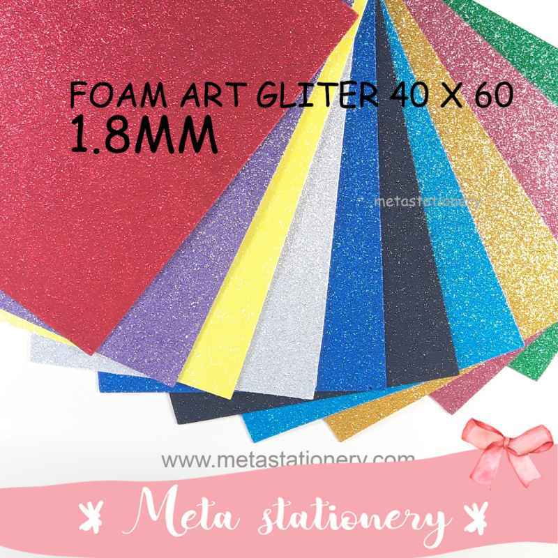 Kertas Busa Manik Foam Art Glitter Bazic 40x60 Terbaru Agustus 2021 Harga Murah Kualitas Terjamin Blibli