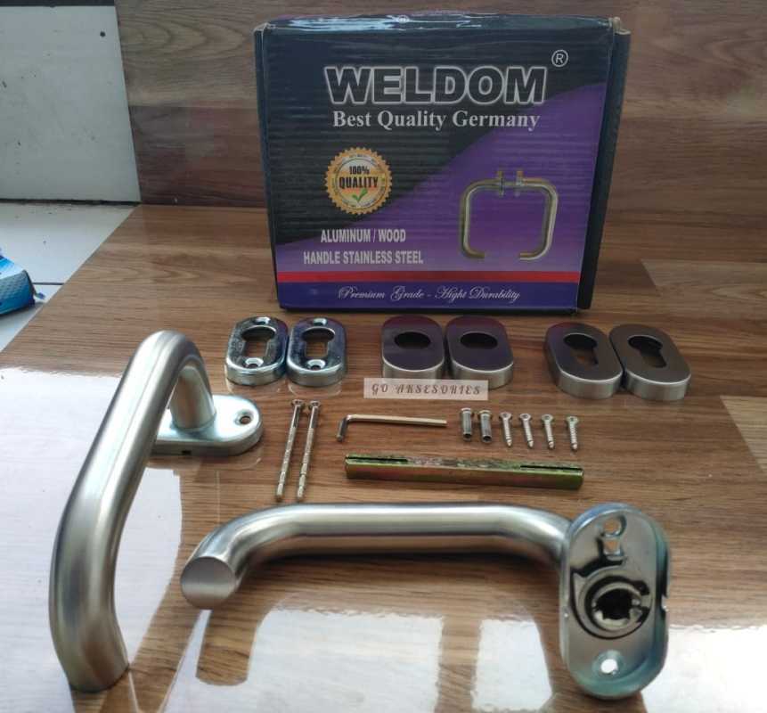 Jual Handle Pintu Gagang Pintu Stainless 90 Weldom Kunci Pintu Kamar Mandi Terbaru Juli 2021 Blibli