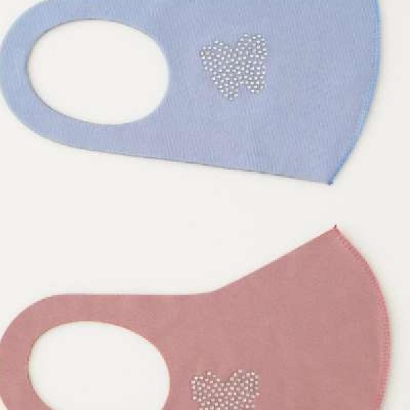 Jual Chic Simple Butterfly Rhinestone Neoprene Masker Set Multicolor Online Desember 2020 Blibli