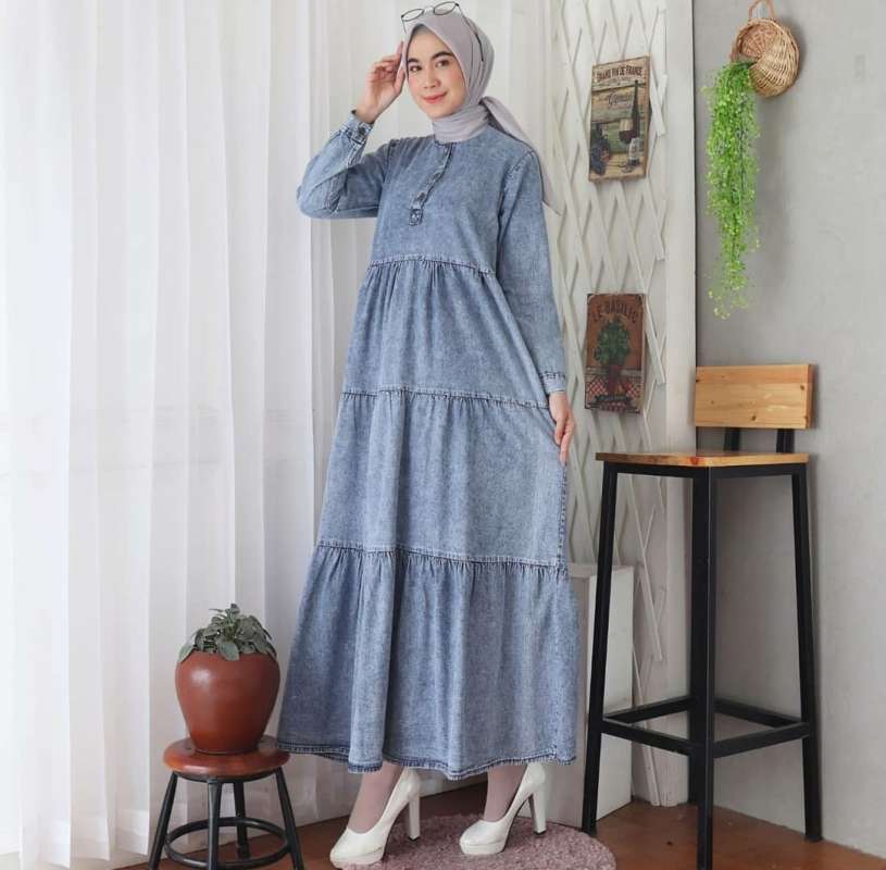 Jual Gamis Jeans Wanita Terbaru Levis Rempel Online Desember 2020 Blibli