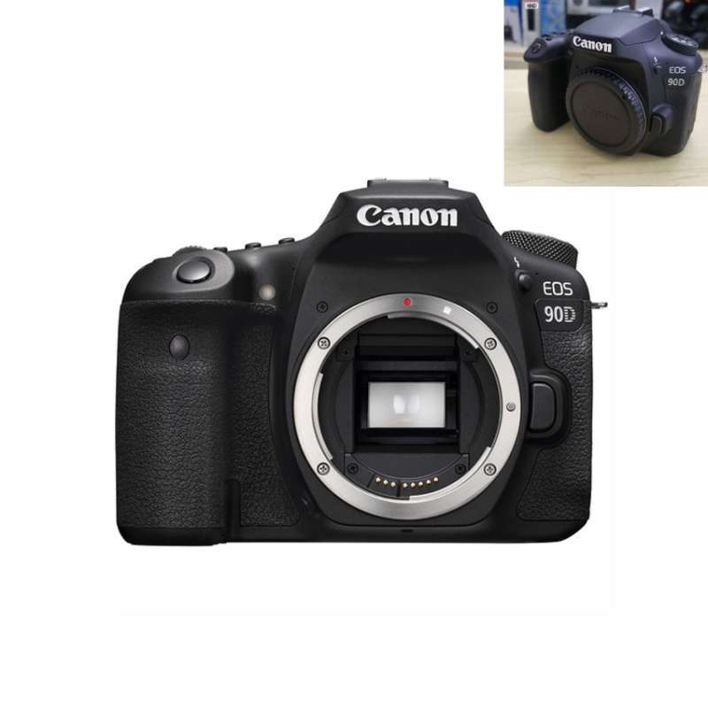 canon eos 90d kamera dslr black body only ladang distributor