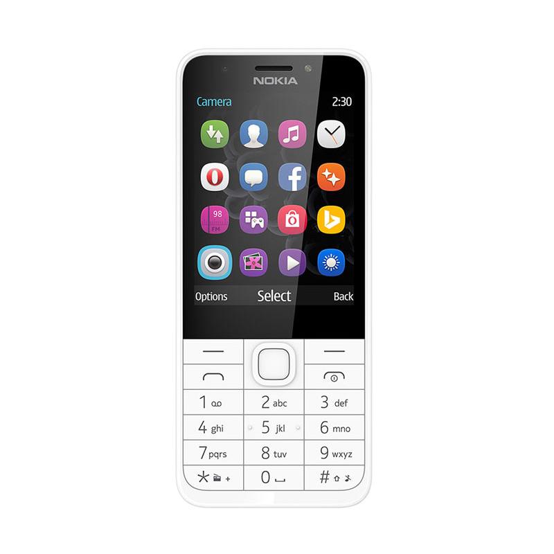 Nokia 230 Handphone - Silver [Dual SIM/Garansi Resmi]