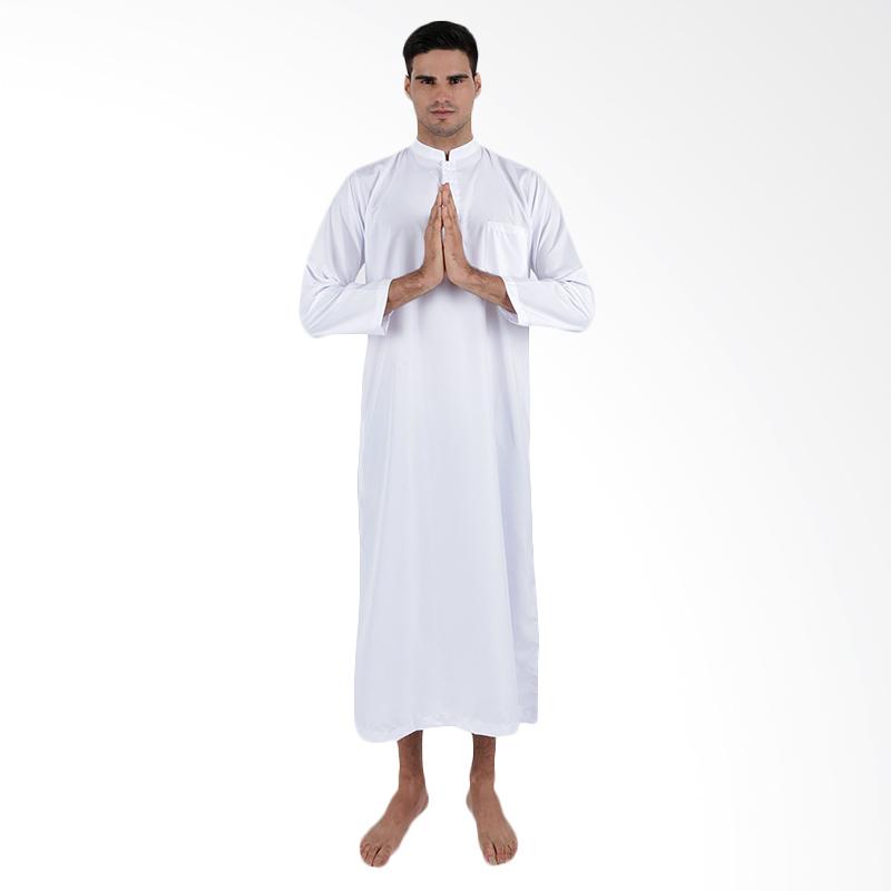 Elfs Shop 5F17061 Baju Muslim Gamis Pria - Putih