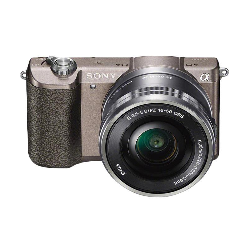 SONY Alfa 5100 Kamera Mirrorless - Brown + SANDISK SD ULTRA 16GB + FILTER UV