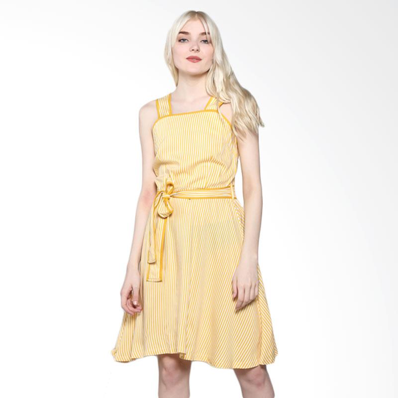 Nulu Naura NL 2931 Dress Wanita - Yellow Blaster