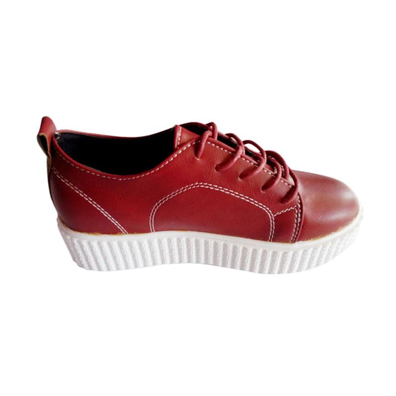 HRV-Z 616 Lady Shoes Wedges Sepatu Wanita - Merah
