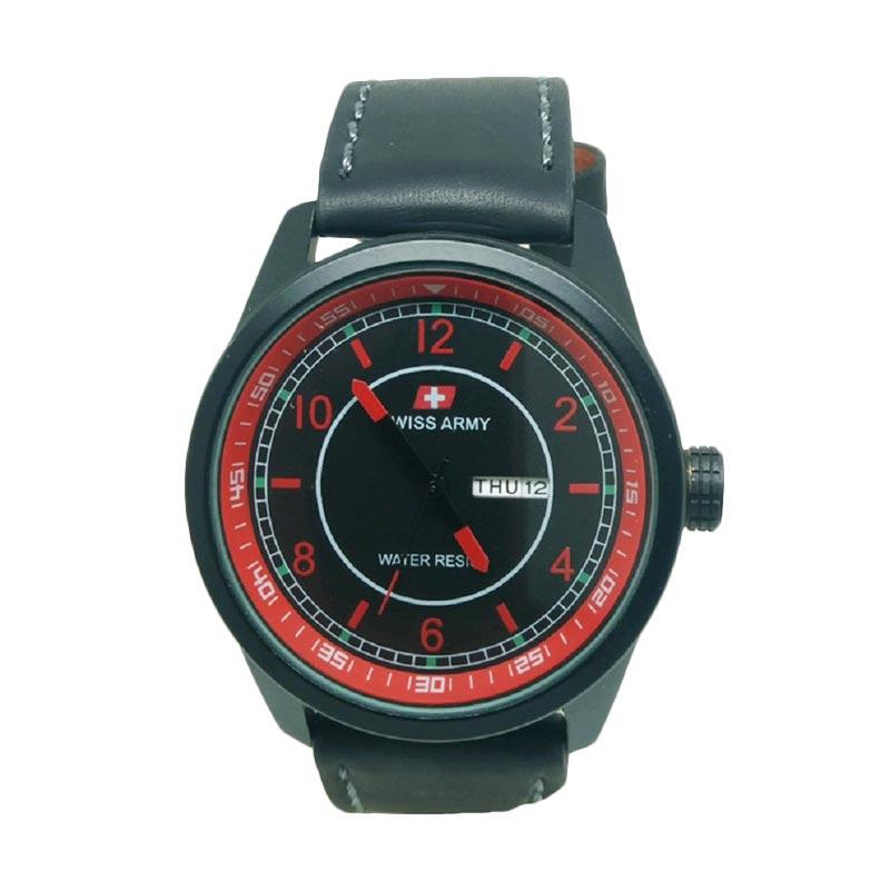 Swiss Army SA7415A Jam Tangan Pria - Black Red
