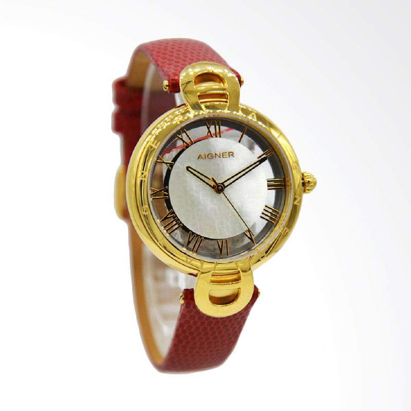 Jual Aigner 4275 Resana Jam Tangan Wanita Merah Ring Gold Online Januari 21 Blibli