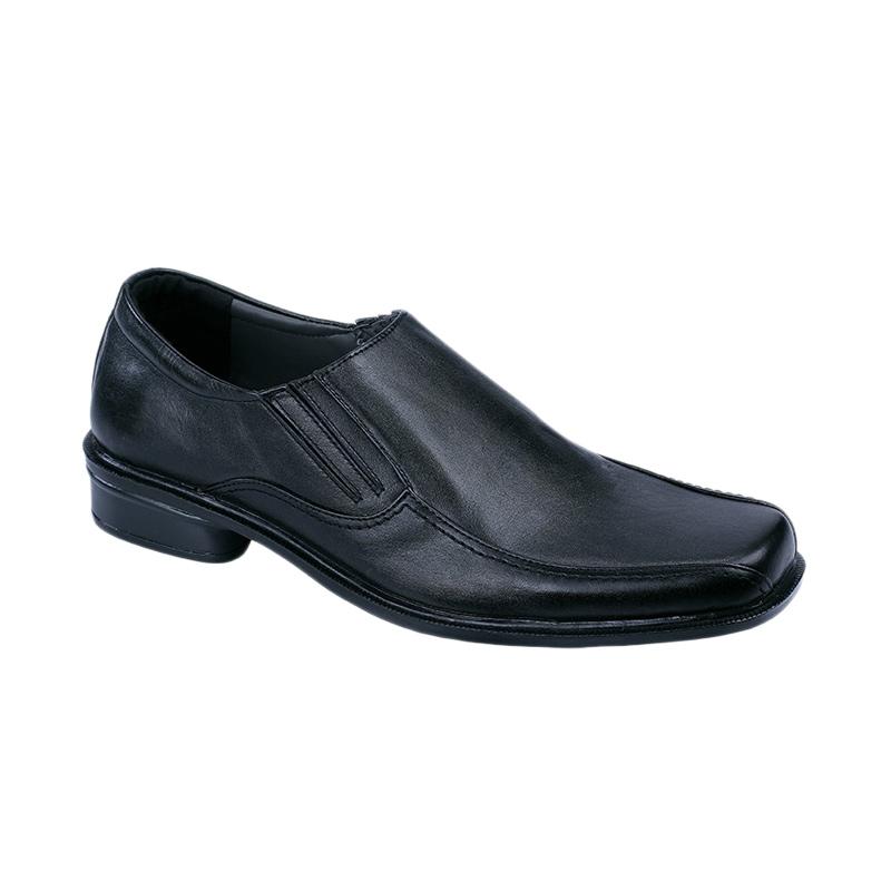 Syaqinah 208 Kulit Sepatu Formal Pria - Hitam