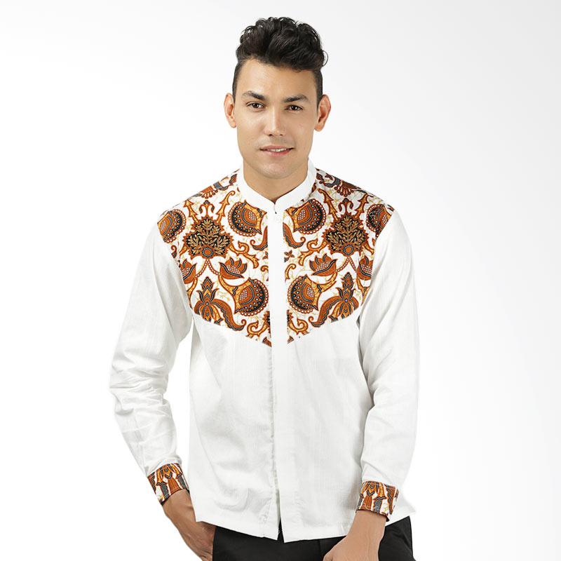 Aitana Koko Batik BTK-AN-1510118-LS Baju Muslim Pria - Putih