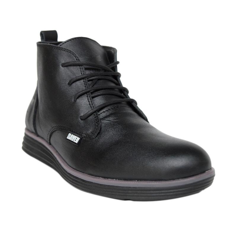 Raven Footwear Prime Sepatu Boot Pria - Hitam