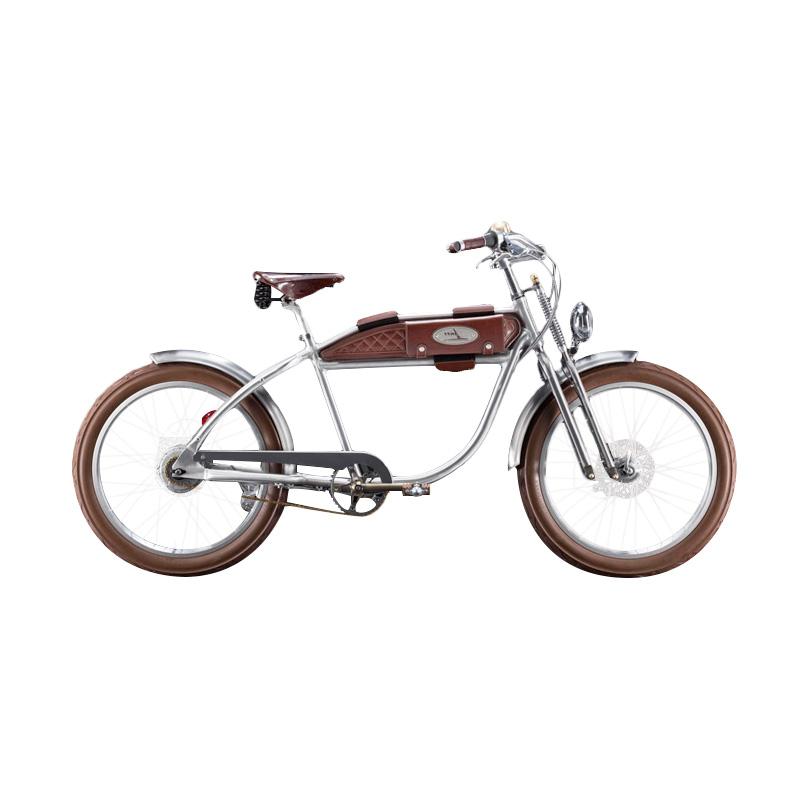 Jual Italjet Ascot Classic Sepeda Listrik Brown di Seller Blibli