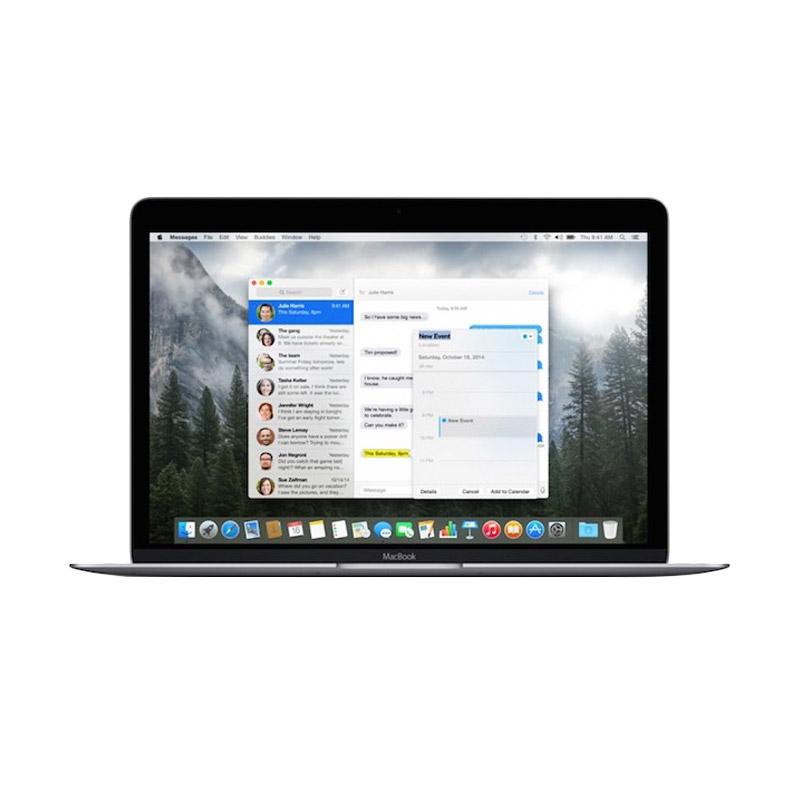 Apple Macbook MLH82 Notebook - Grey [12 Inch/Core M5/8GB/512GB]
