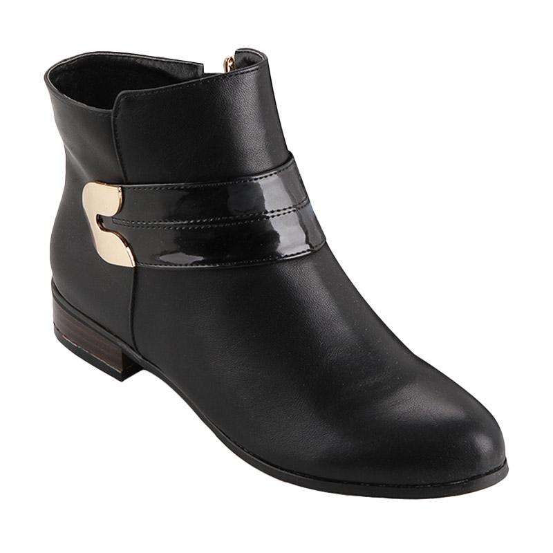 Clarette Ashanti Boots Sepatu Wanita - Black