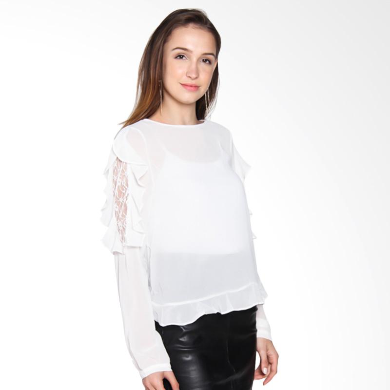 Papercut Fashion C08 Lace Top 817 - White