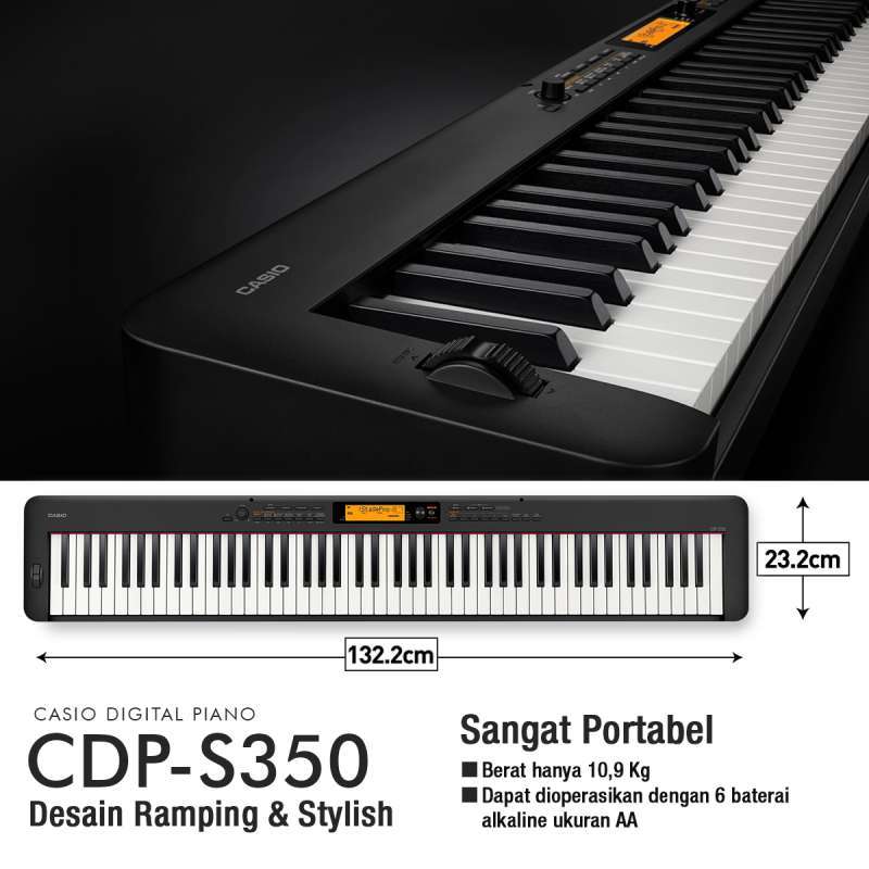 Jual Casio Cdp S350 Digital Piano Cdps 350 Cdps350 Di Seller