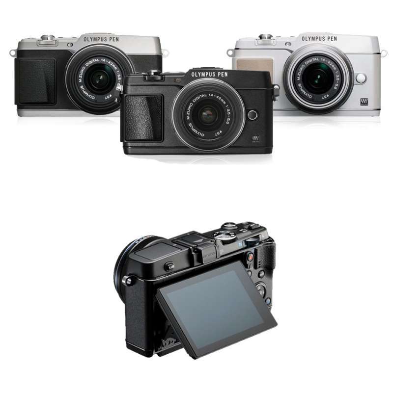 Jual Olympus Pen E-p5 Lens 1442mm Vf-4 Kamera Mirrorless White