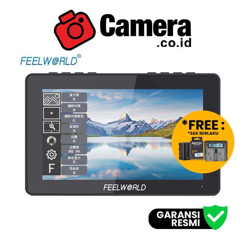 FEELWORLD F5 Pro 5.5 4K On Camera 