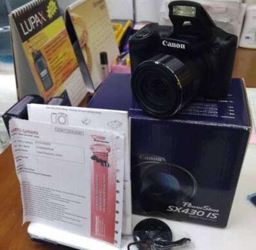 baru camera canon power shot sx430 is ori