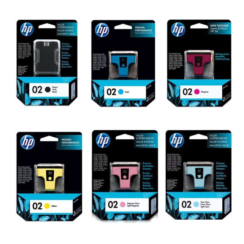 Jual HP 02 Light Cyan Ink Cartridge di 