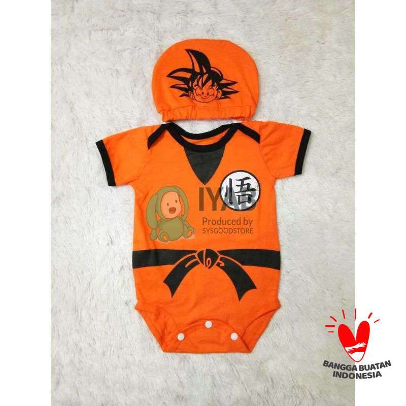 Baju bayi shop dragon ball