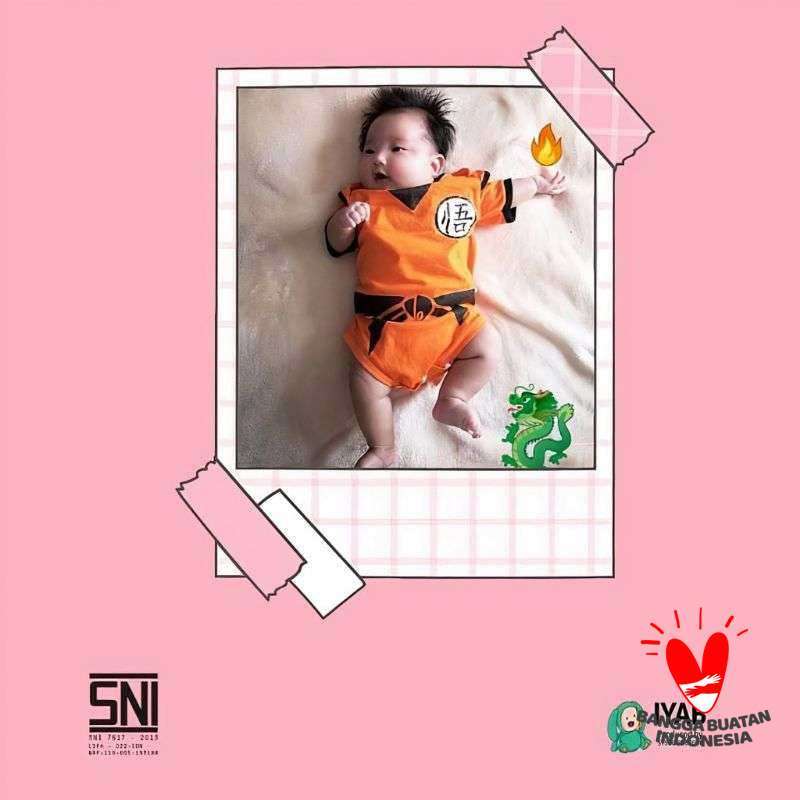 IYAB Baju Jumper Bayi Dragon Ball Laki-laki