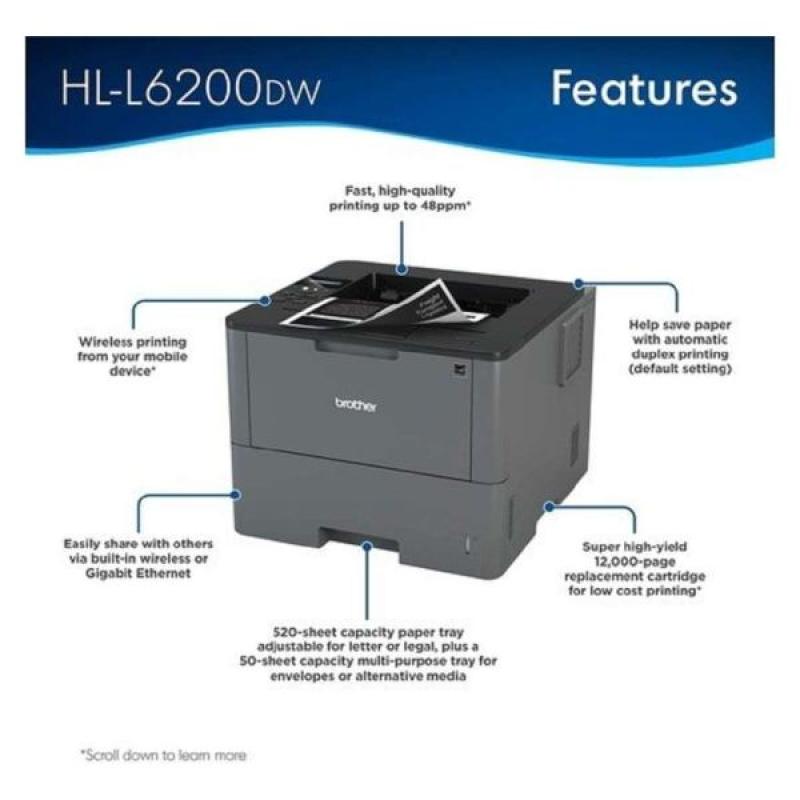 Jual BROTHER HL-L6200DW Printer Laser 