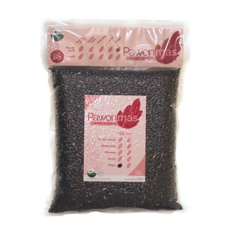 Jual Pawonmas Beras Hitam Anik Pecah Kulit 2kg Murah Mei 2021 