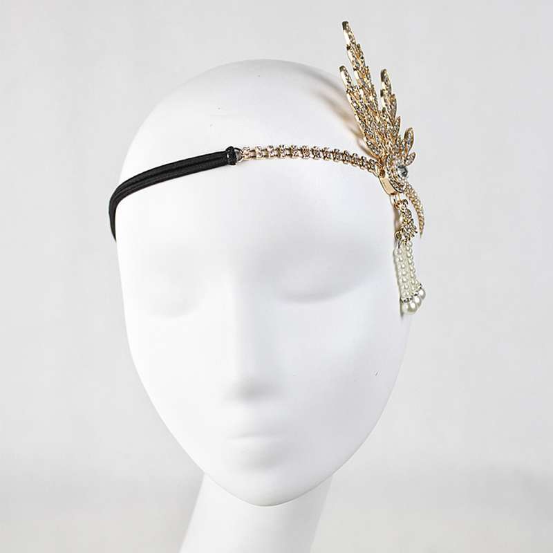 Jual Woman Rhinestone Hairband 1920s 