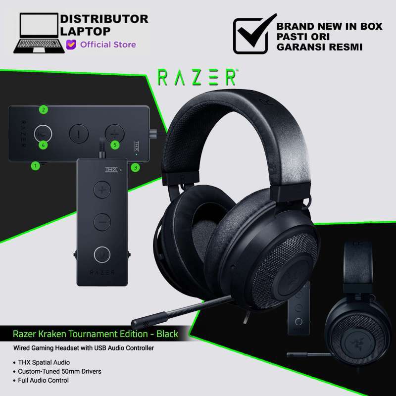 Jual Razer Headset Kraken TE Black di 