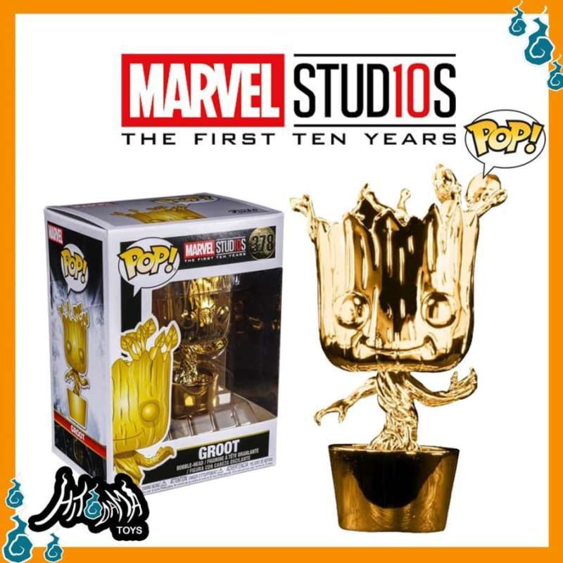 Dancing Groot #378 Gold Funko POP 