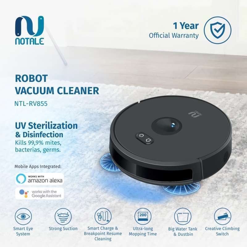 Pricelulu | Xiaomi Mijia Roborock 2 Robot Vacuum Cleaner - White