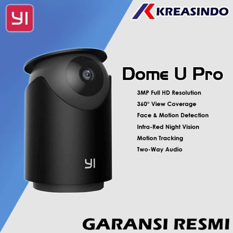 YI Dome U Pro Security Camera, 2K HD IP Cam Pan Tilt WIFI 360