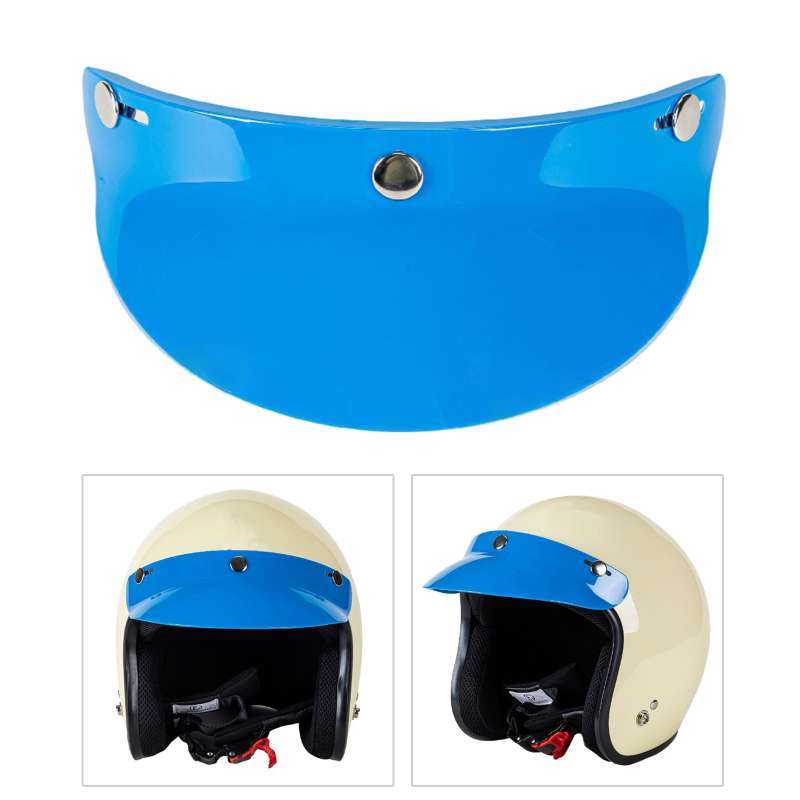 Promo 3-Snap Motorcycle Helmet Visor 