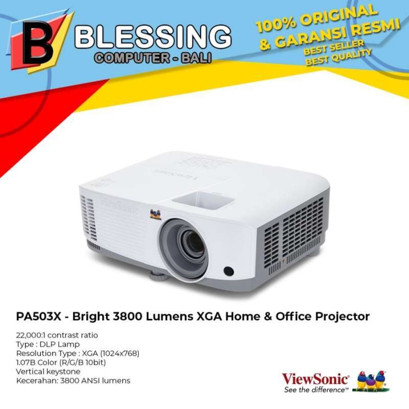 Jual PROJECTOR ViewSonic PA503X DLP XGA 