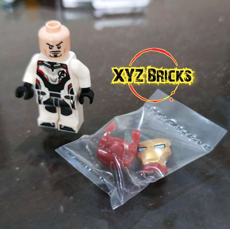 LEGO SH575 Marvel Super Heroes Avengers Iron Man Minifigure with White  Jumpsuit