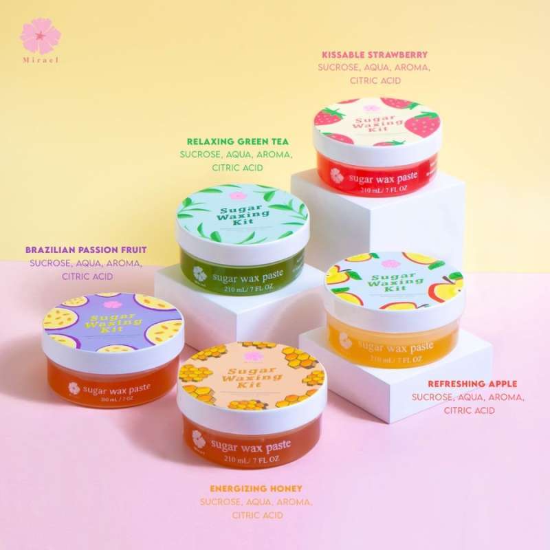 Jual Mirael Sugar Waxing Kit Strawberry Sugar Di Seller Wabisabi