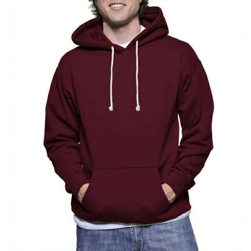 Hoodie polos maroon 2025